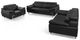 VIG Furniture Divani Casa Grange 3-Piece Black Sofa Set-2