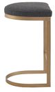 Olliix by Madison Park Maison Antique Gole and Charcoal Counter Stool-1