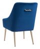 Zuo® Mira Blue/Gold Dining Chair-4