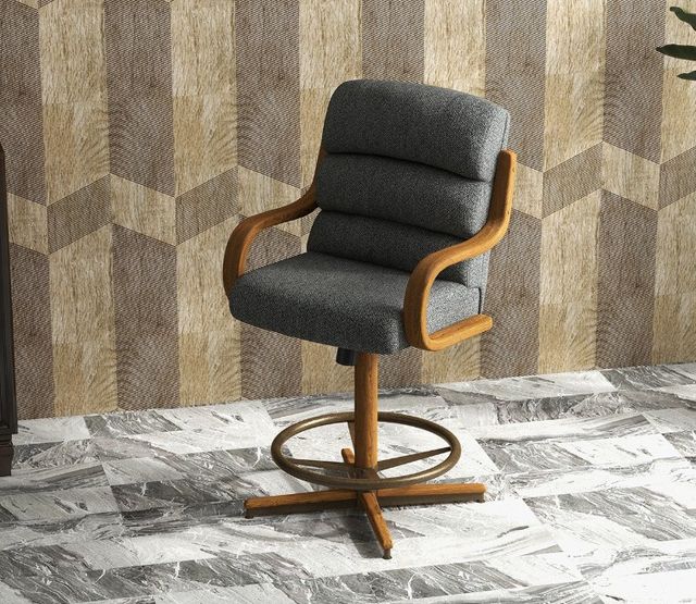 Chromcraft™ Customizable Nova Swivel Tilt Counter Height Dining Stool-1