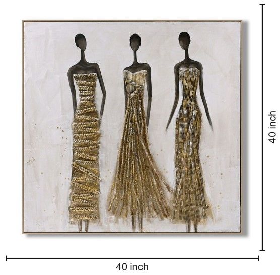 Classy Living Mindful African Straw Women Wall Art-2