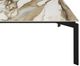 Natuzzi Editions Wire Brown Square Cocktail Table with Calacatta Hermitage Base-1
