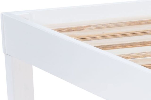 Powell® Portix White Youth Full Simple Bed-1