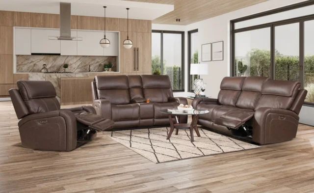 Behold™ Home Newport Walnut Dual Power Recliner-2