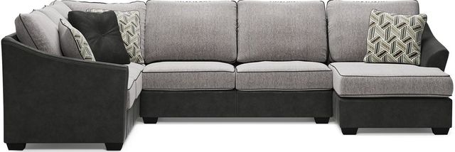 Signature Design by Ashley® Bilgray 2-Piece Pewter Living Room Set-1
