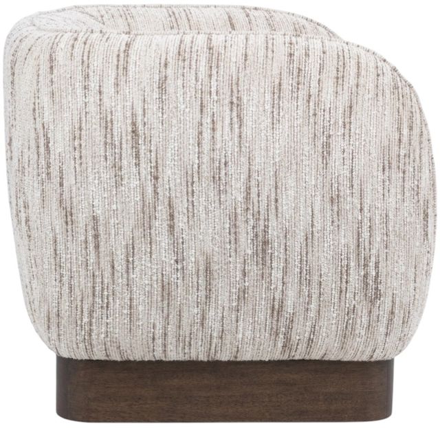 Classic Home Rinner Cocoa Cream Swivel Accent Chair-3