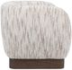 Classic Home Rinner Cocoa Cream Swivel Accent Chair-3
