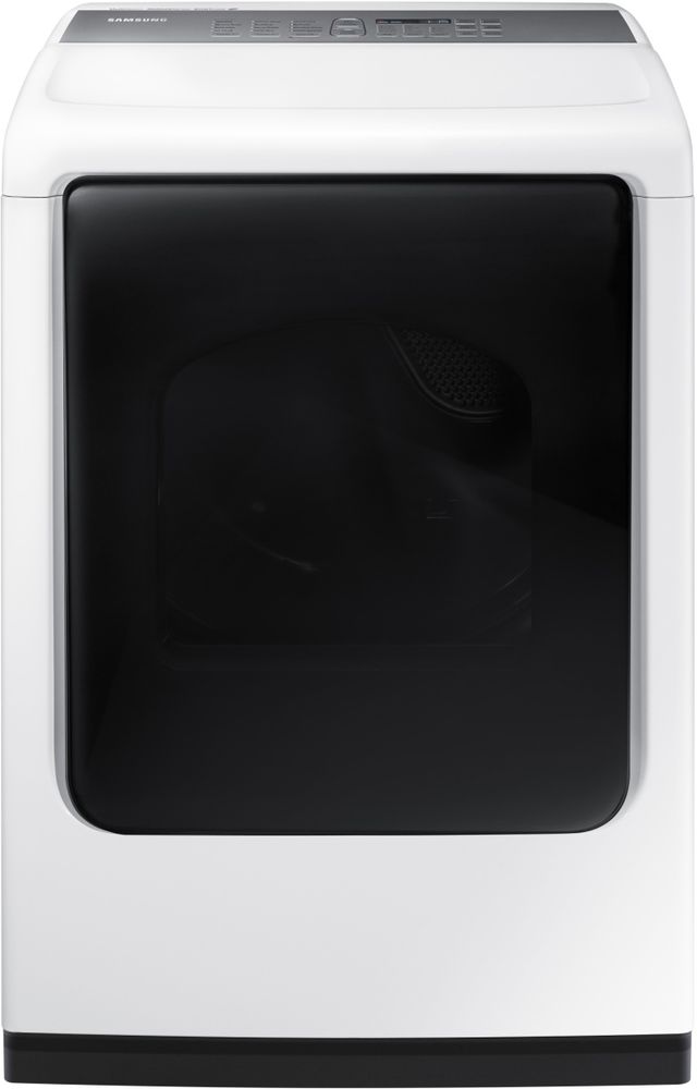 Samsung 7.4 Cu. Ft. White Front Load Gas Dryer-0