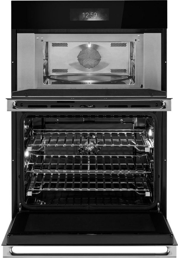 Jennair® NOIR™ 30" Stainless Steel Oven/Micro Combo Electric Wall Oven with MultiMode® Convection-1