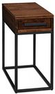Handstone Customizable Muskoka Brushwork Single Drawer Chairside Table -0