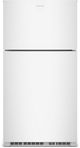Amana® 33" 21.3 Cu. Ft. White Top Freezer Refrigerator with Dual Crisper Drawers-0