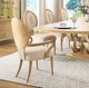 Michael Amini® Camellia Field Caramel Arm Chair-1