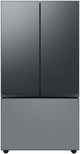 Samsung Bespoke 18" Matte Black Steel French Door Refrigerator Top Panel-3