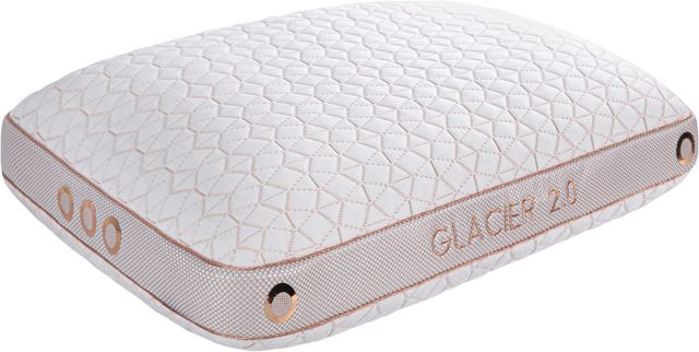 BEDGEAR® Glacier Performance® Shredded Latex/Polyester Fiber Blend 2.0 Medium Soft Standard Pillow-0