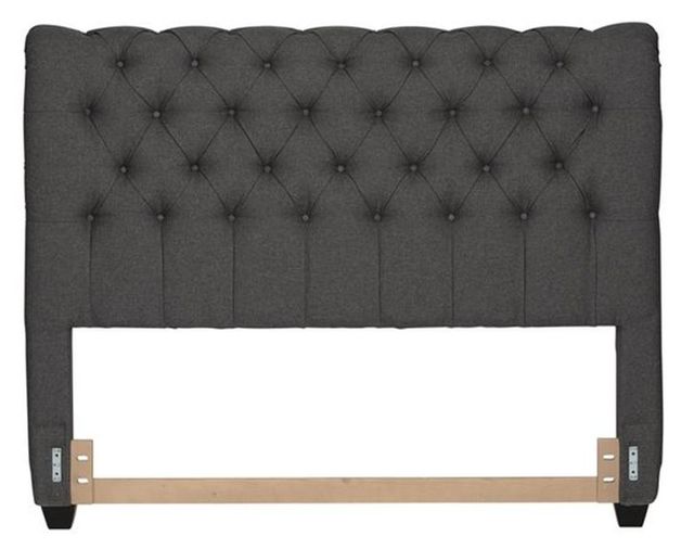 Liberty Furniture Upholstered Queen Chesterfield Sleigh Headboard-0