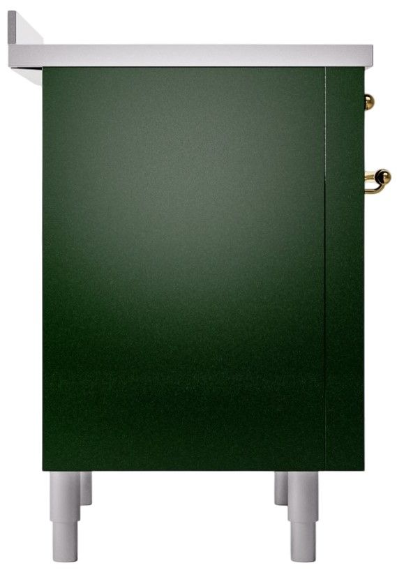 Ilve® Nostalgie II Series 36" Emerald Green Pro Style Induction Range-3