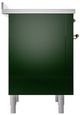 Ilve® Nostalgie II Series 36" Emerald Green Pro Style Induction Range-3