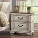 New Classic® Home Furnishings Anastasia Antique White Nightstand-1