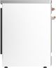 Ilve® Majestic III 30" White Pro Style Induction Range with Triple Glass Door and Copper Trim-4