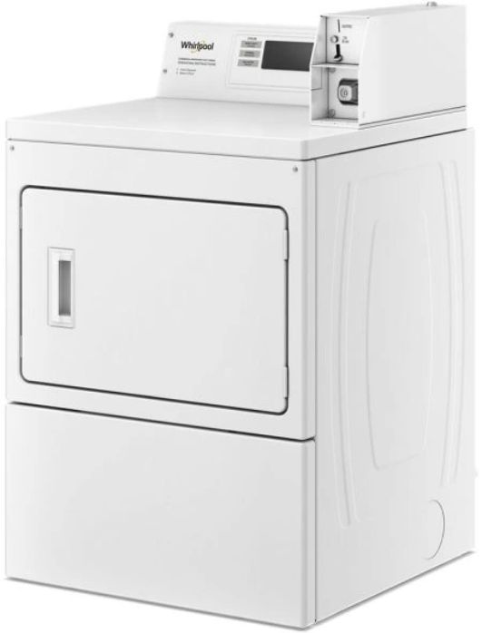Whirlpool Commercial White Top Load Washer & Gas Dryer Laundry Pair-4