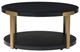 Signature Design by Ashley® Shylore 3-Piece Black Occasional Table Set with Brass Accents-5