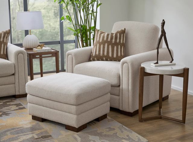 Flexsteel® Customizable Rudy Fabric Ottoman-1