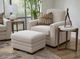 Flexsteel® Customizable Rudy Fabric Ottoman-1