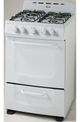 Avanti® 24" White Freestanding Gas Range-1
