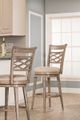 HH2 Home Chesney Weathered Gray Swivel Bar Stool-3