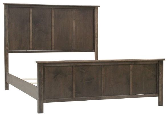 Wolfcraft Furniture Vesper Brown Queen Panel Bed-0