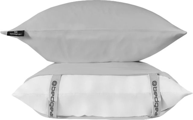 BEDGEAR® Dri-Tec® Performance® 2-Piece Light Gray King Pillow Case Set-2