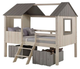 Donco Kids Rustic Sand Full Loft Bed-0