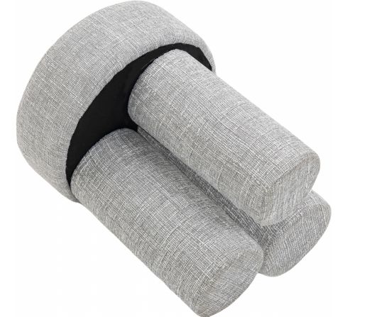 Meridian Furniture Larson Grey Ottoman/Stool					-2