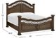 Magnussen Home® Durango Willadeene Brown California King Panel Bed-2