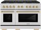 ZLINE Autograph Edition 48" Stainless Steel Pro Style Gas Range with 8 Burner Cooktop-0