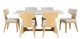 Furniture of America® Caerwys 7-Piece Natural Dining Table Set-3