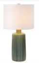 Renwil® Roza Glazed Crackle Olive Table Lamp -2