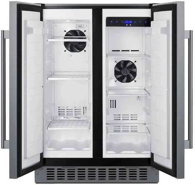 Summit® 3.8 Cu. Ft. Stainless Steel Under the Counter Refrigerator-1