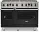 Viking® 5 Series 48" Cast Black Pro Style Liquid Propane Gas Range-0