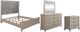 Liberty Furniture Belmar 4-Piece Silver Champagne/Washed Taupe California King Panel Bedroom Set-0