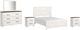 Signature Design by Ashley® Gerridan 5-Piece Gray/White Queen Panel Bed Set-0