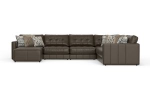 iAmerica Seneca Chocolate 6pc Modular Sectional iAmerica Seneca Chocolate 6pc Modular Sectional