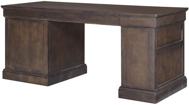 Parker House® Shoreham Medium Roast Pedestal Desk-3