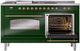 Ilve® Nostalgie II Series 60" Emerald Green Pro Style Dual Fuel Range-3