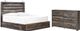 Signature Design by Ashley® Drystan 2-Piece Brown Rustic Queen Panel Bed Set-0