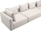 TOV Furniture Hangover 3-Piece Ivory 145" Modular Sofa-5
