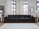 Signature Design by Ashley® Emilia 3-Piece Black Modular Sectional-1