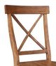 John Thomas Furniture® Dining Essentials Bourbon Oak X-Back Side Chair-1