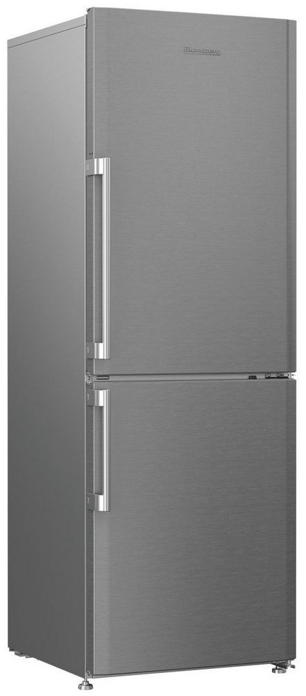 Blomberg® 11.4 Cu. Ft. Stainless Steel Counter Depth Bottom Freezer Refrigerator-1