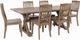 Jofran Inc. Carlyle Crossing 7-Piece Brown Dining Table Set-0